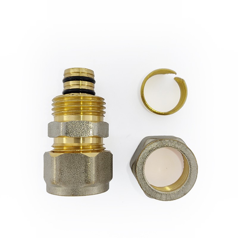 Racores De Latón Con Manguito De Compresión Para Tubos PB-6 - Sistema