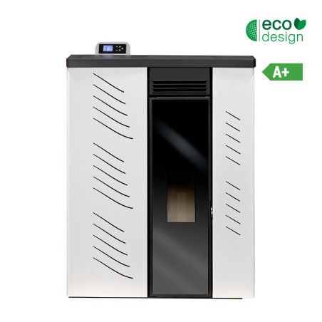 Estufa pellet canalizable SLIM CRISTAL