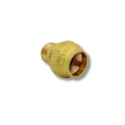 Racor recto rosca macho LATÓN