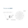 Sumidero circular con rejilla LINER