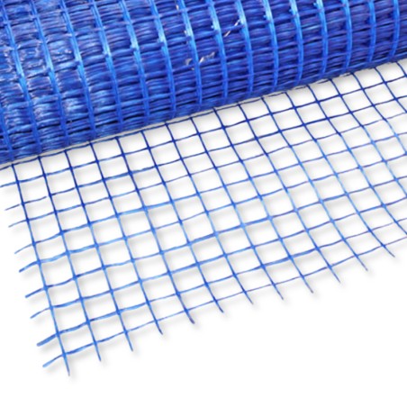 Malla de revoco mortero azul 90gr 50 m